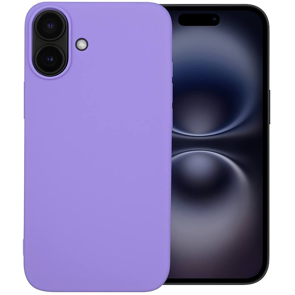 Purple Simple Silicone phone case